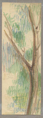 Баснина-Верхоланцева Анна Николаевна. Лот из пяти рисунков из серии «Виды из окна квартиры в Полтаве»